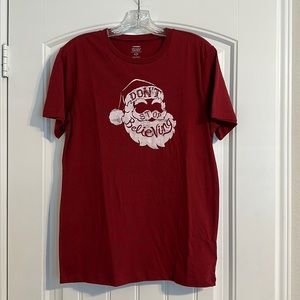 Old Navy Santa Don’t Stop Believing Graphic Tshirt